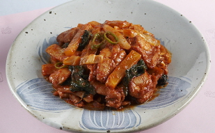 Korean recipes: dakgalbi spicy stir-fried chicken