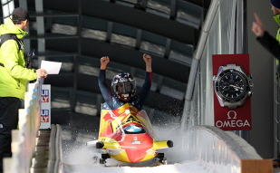 US women`s bobsleigh team triumphs on next year\`s Olympic track